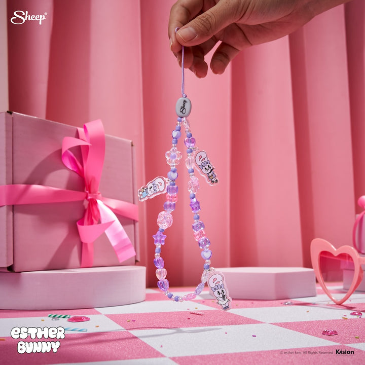 สายคล้องโทรศัพท์ เอสเธอร์บันนี่ Charm พวงกุญแจ สายคล้องโทรศัพท์มือถือ ของน่ารัก