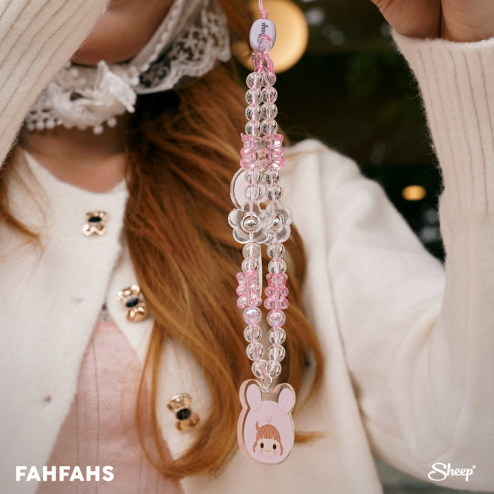 สายห้อยโทรศัพท์ สายคล้องข้อมือฟะฟ้า Charm FahFahs ศิลปะพาสเทล