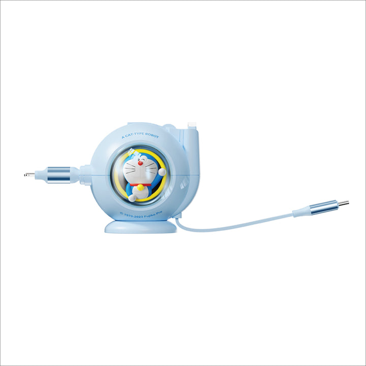 สายชาร์จ 2In1  โดเรม่อน ขนาด พกพา Rock Doraemon อะแดปเตอร์