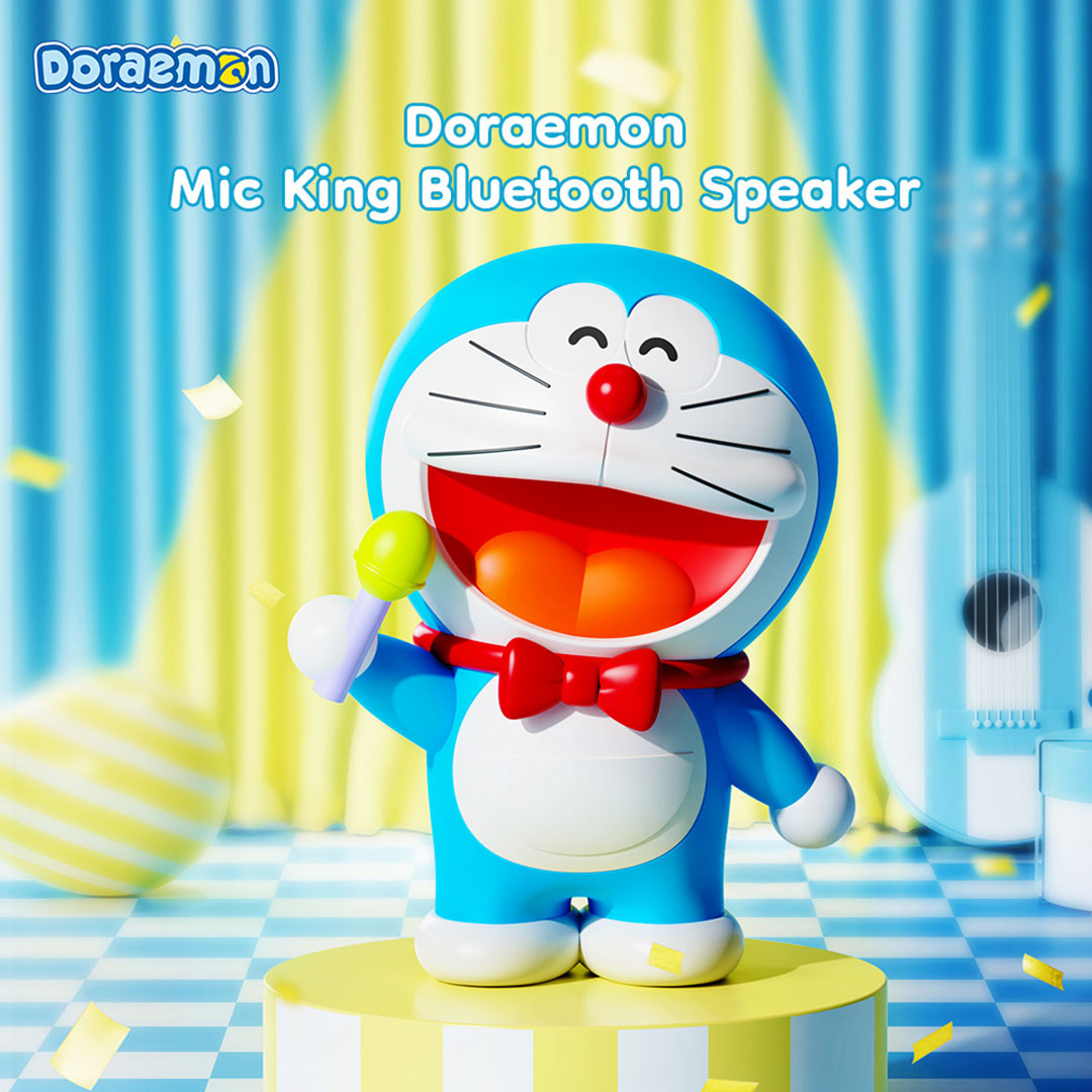 ลำโพง บลูทูธ โดเรม่อน Rock Doraemon Speaker โดราเอม่อน แบตอึด