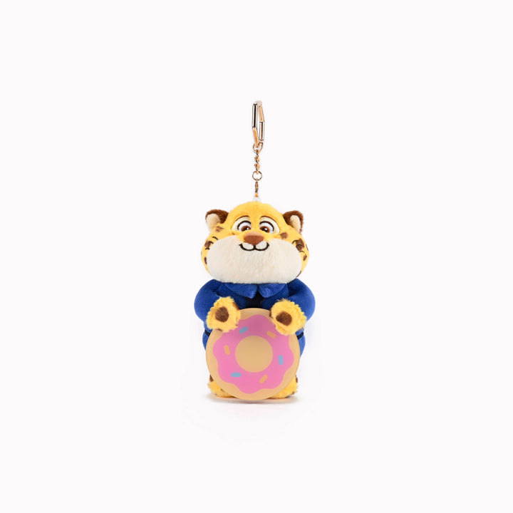 กล่องสุ่ม พวงกุญแจ ตุ๊กตา ซูโทเปีย ดิสนีย์ zootopia disney officer clawhauser เบนจามิน blind box ถือโดนัท ลิขสิทธิ์แท้ เสือ