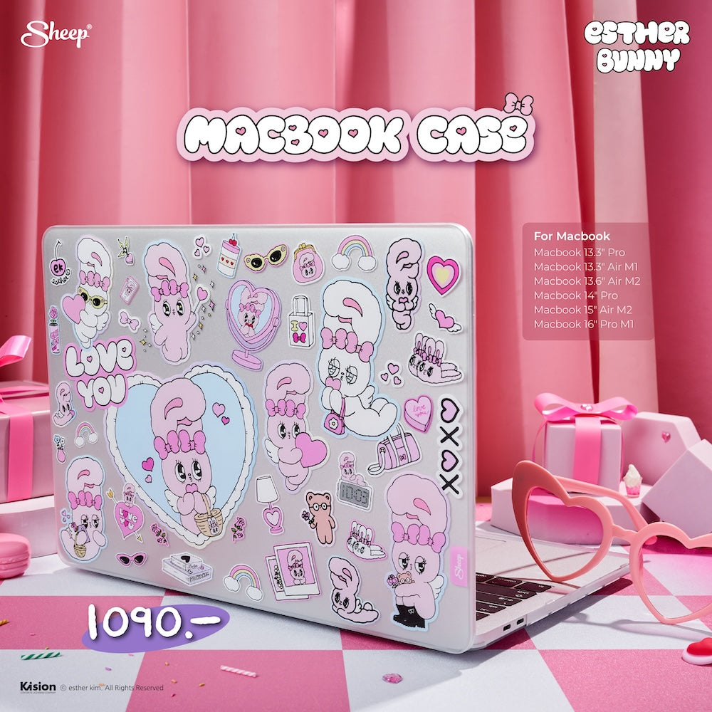 esther bunny case Macbook case เคสเอสเธอร์บันนี่ เคสน่ารักแบรนด์ไทย เคสแ