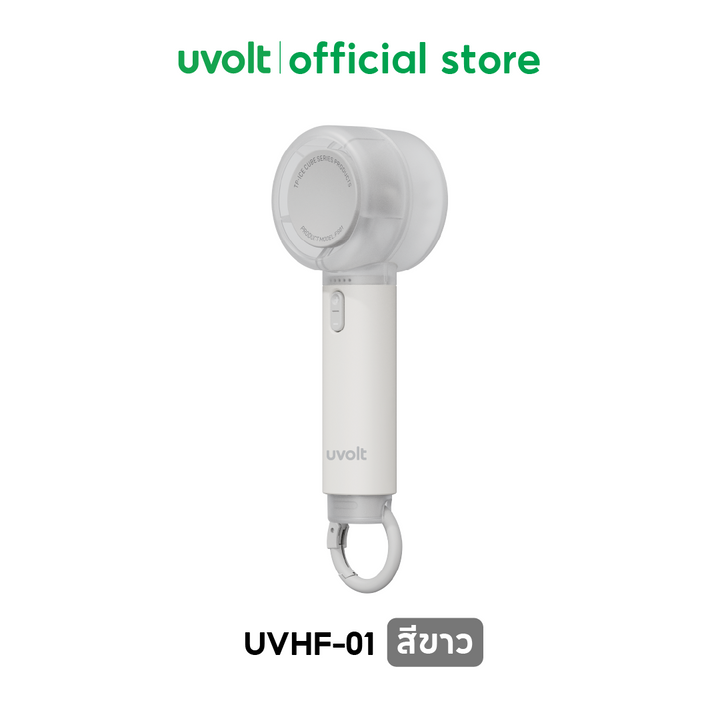 พัดลมแรงลมสูงUvolt  พัดลมมือถือขนาดเล็ก USB Fan แบตในตัว พัดลมใช้งานได้นาน