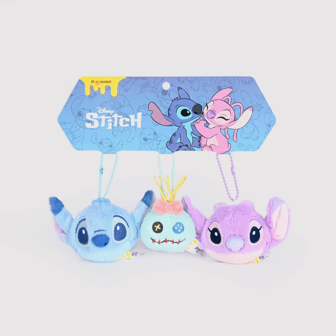 พวงกุญแจ ตุ๊กตา สติทช์ Stitch Keychain Disney ลิขสิทธิ์แท้ ดิสนีย์ ห้อยกระเป๋า