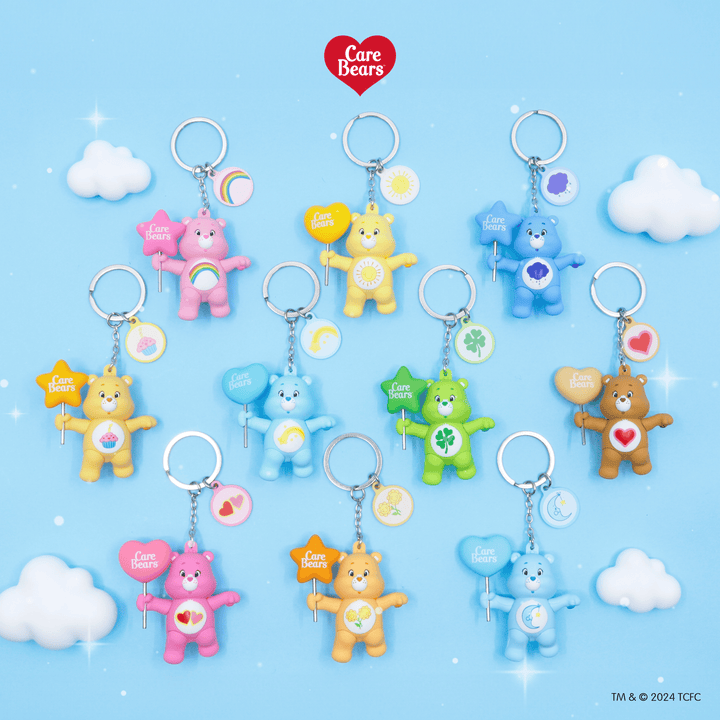 พวงกุญแจห้อยกระเป๋าน่ารัก ๆ  แคร์แบร์ พวงกุญแจตุ๊กตา Care Bears ของแท้