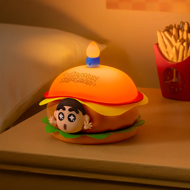 martube crayon shinchan lamp โคมไฟ ชินจัง แฮมเบอร์เกอร์ ของขวัญ hamburger