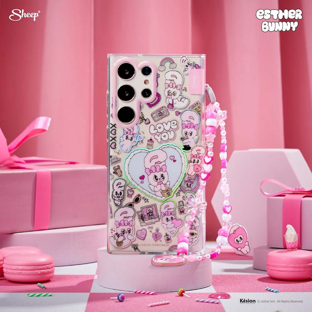 Esther Bunny samsung ultra case  เคสเอสเธอร์บันนี่ เคสซัมซุง เคสสีชมพู ส่งฟรี esther case