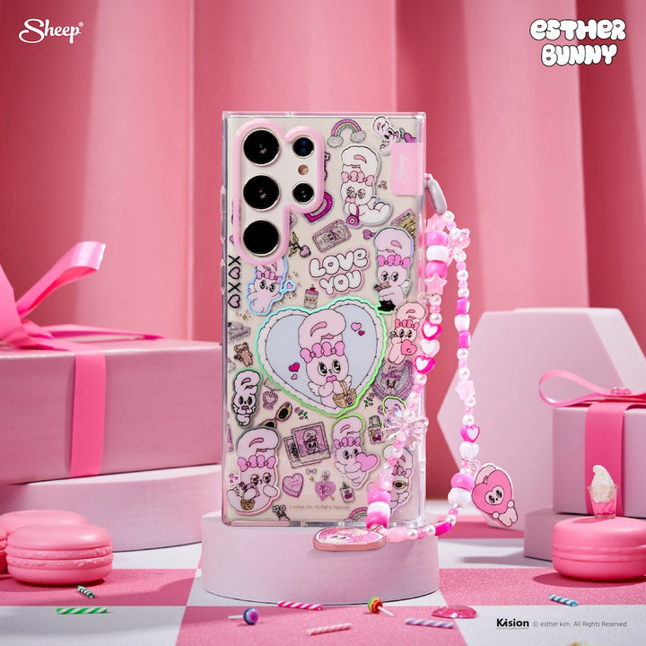 Esther Bunny samsung ultra case  เคสเอสเธอร์บันนี่ เคสซัมซุง เคสสีชมพู ส่งฟรี esther case