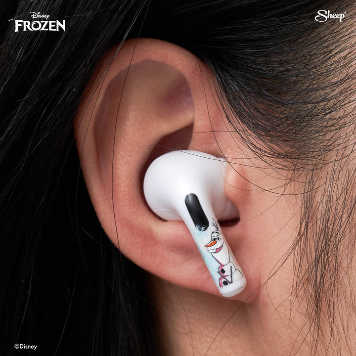 สติกเกอร์ติดหูฟัง Airpods Wrap ดิสนีย์ Disney Olaf ลิขสิทธิ์แท้