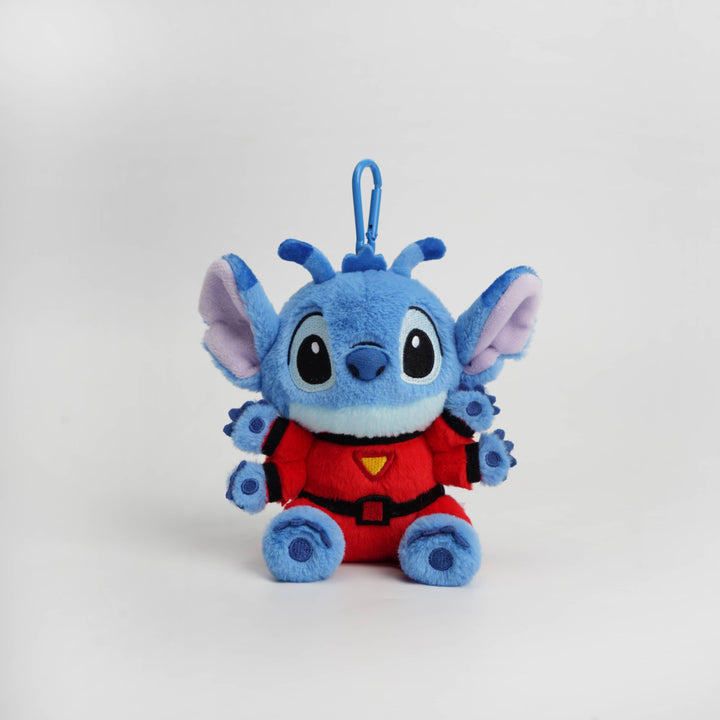 Stitch Keychain Disney พวงกุญแจ ตุ๊กตา สติทช์ ดิสนีย์ ลิขสิทธิ์แท้ ห้อยกระเป๋า ชุดแดง