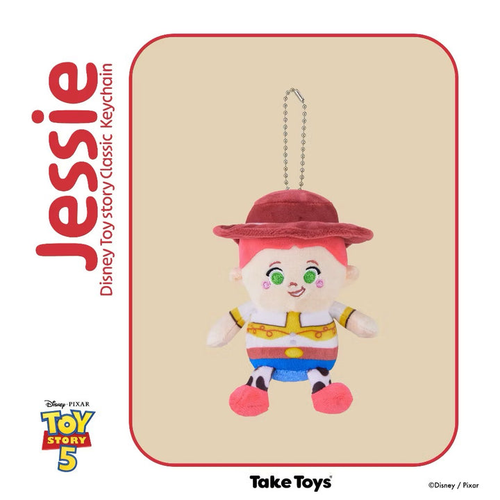disney pixar toy story keychain take toys พวงกุญแจ ตุ๊กตา jessie เจสซี่ ลิขสิทธิ์แท้