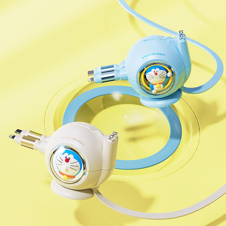 สายชาร์จ มือถือ โดเรม่อน 2In1 Rock Doraemon ขนาด พกพา ง่าย โดราเอม่อน