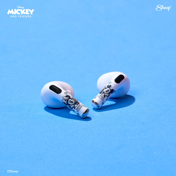 สติกเกอร์ติดหูฟัง Airpods Wrap ดิสนีย์ Disney Minnie Mouse ลิขสิทธิ์แท้